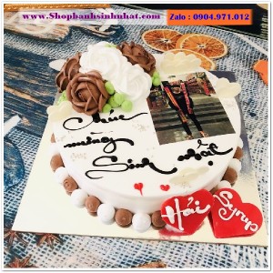 Bánh Sinh Nhật In Hình Ảnh - H463